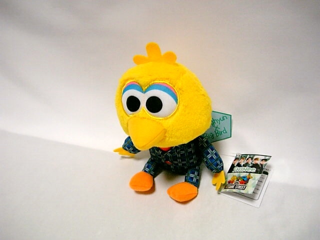 * unused *[ John hyon× Big Bird ]SHINee × Sesame Street largish mascot * soft toy * paper tag attaching *