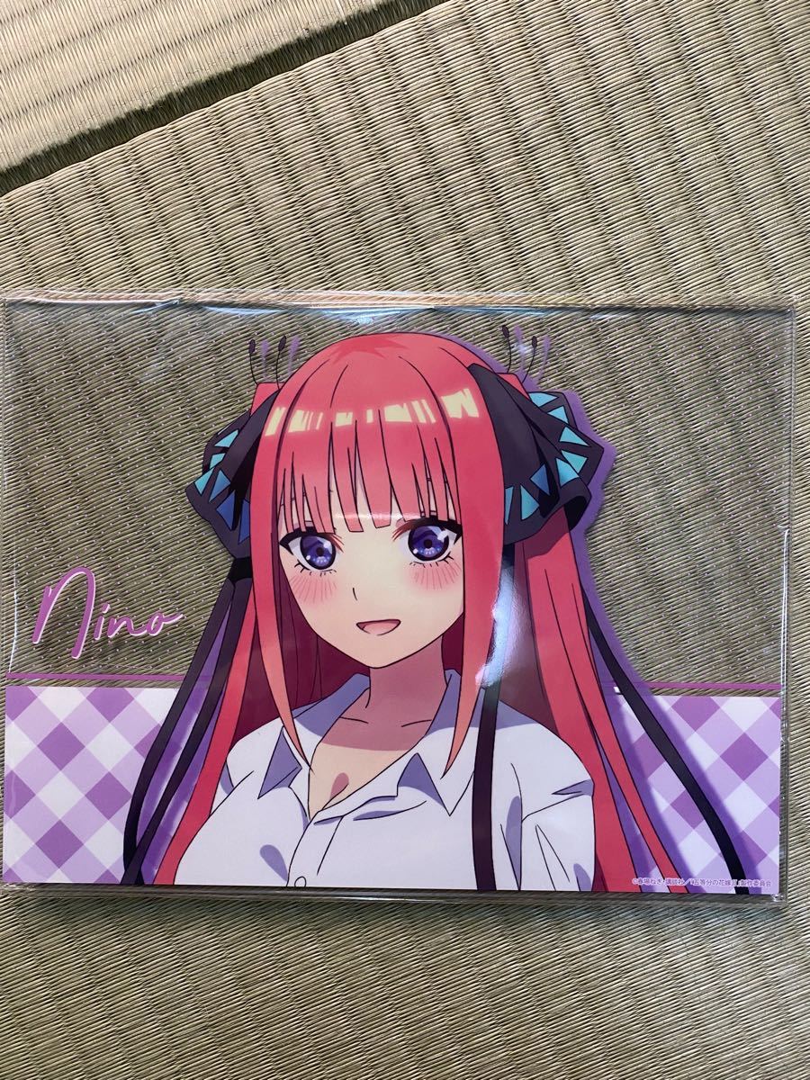五等分の花嫁 中野二乃 アクリルボード 彼シャツ