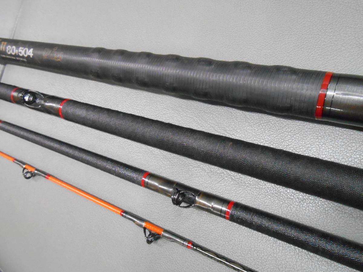 【返品?交換対象商品】 ダイワ精工名竿 クエ竿 カーボウイスカー小笠原11 80号504 中古 ダイワ