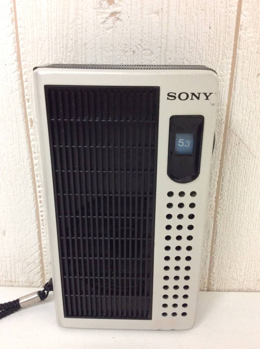 昭和レトロ 【 SONY TR-3500 】 トランジスターラジオ ソニー ポケットラジオ 中古品 実働品 動作確認済み 当時物 時代物_画像2