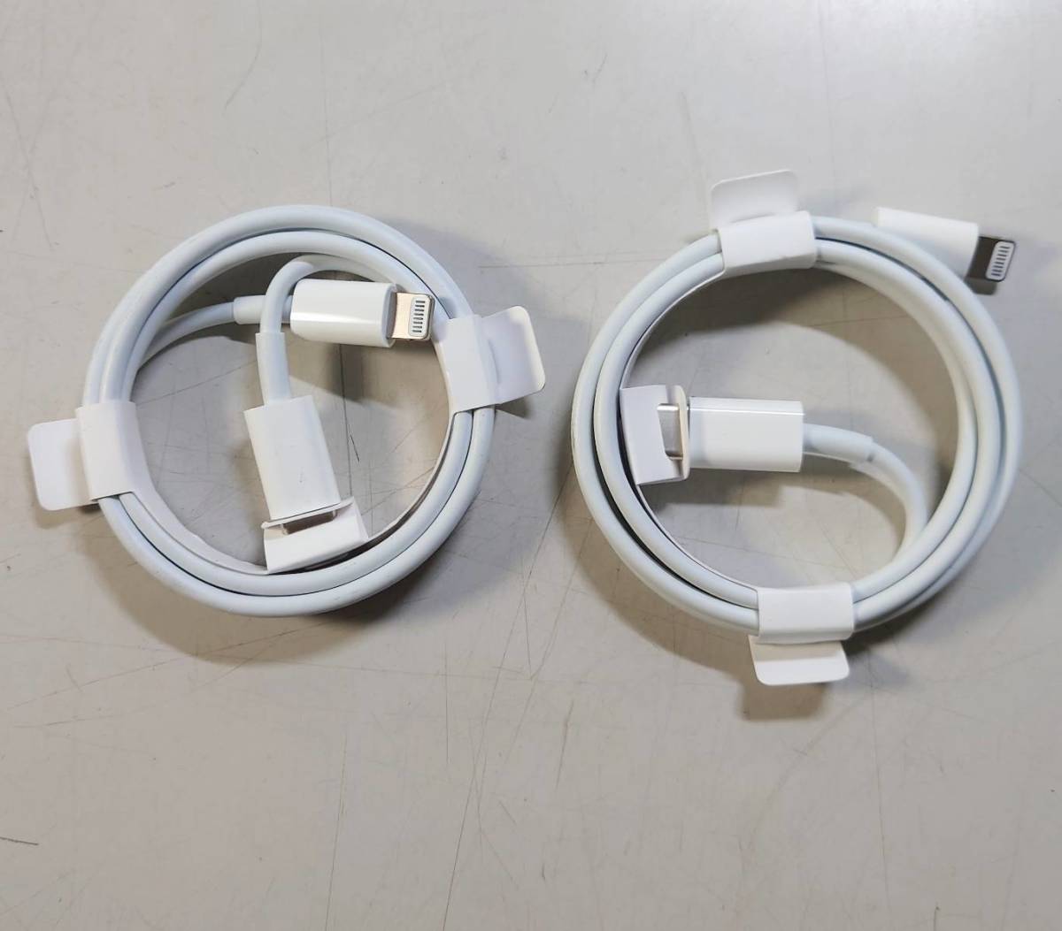 KN2317 【中古品】ライトニングケーブル 2本セット apple iphone Type-C_画像1