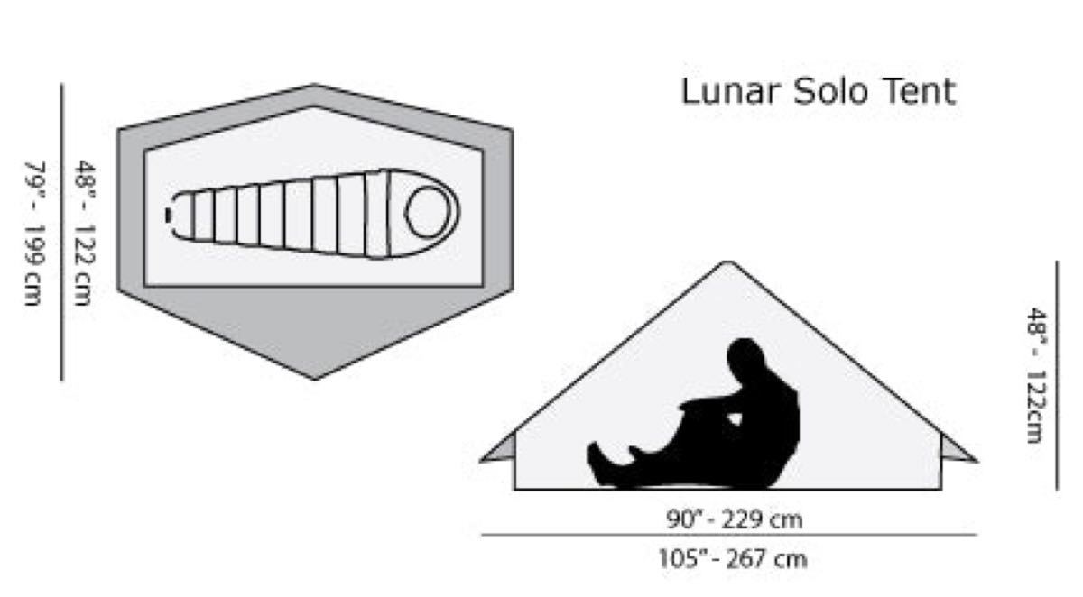 【新品】Sixmoon Designs Lunar Solo Gray 2022  ワンポールテント ソロテント 超軽量