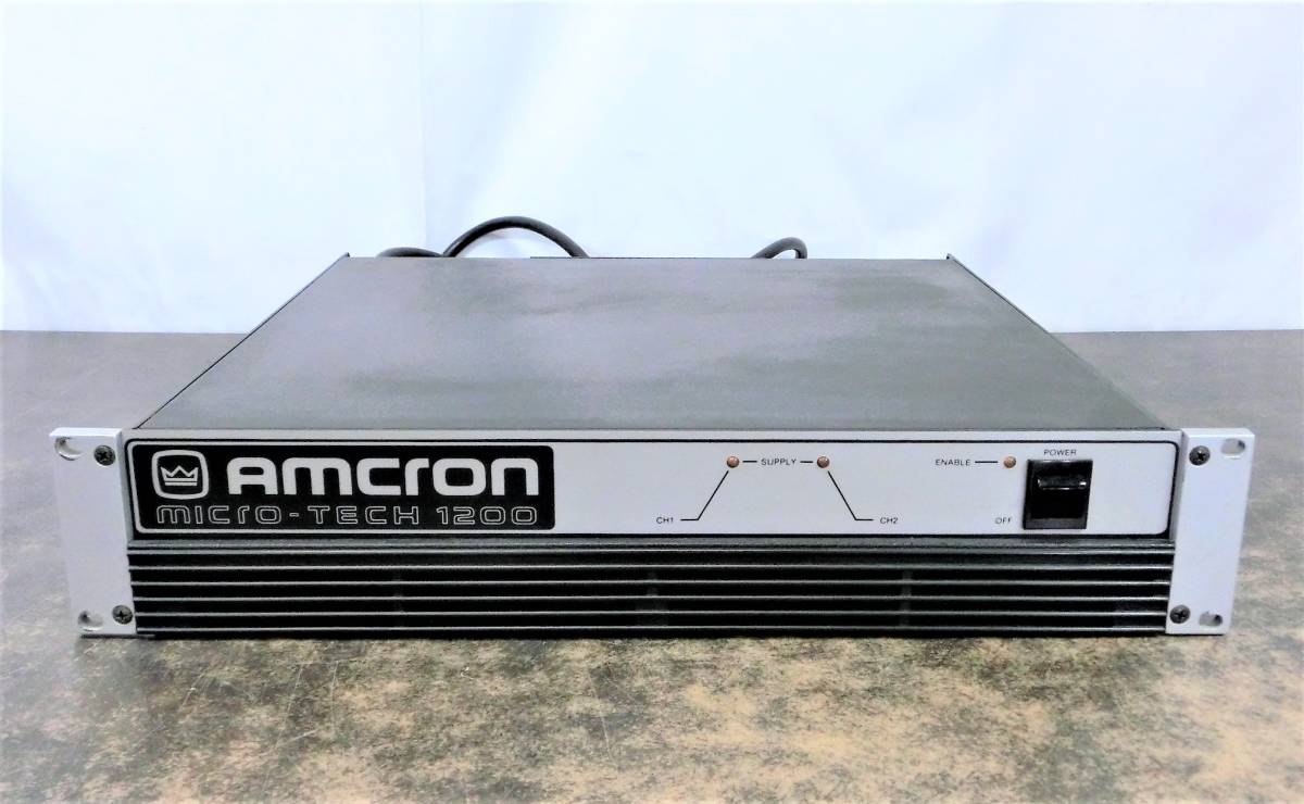 ☆アムクロン AMCRON micro-tech 1200 パワーアンプ 音響機器◆