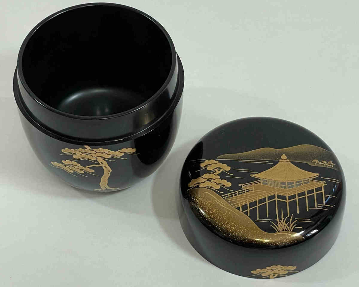 ショッピング ヤフオク! - 茶道具 讃岐漆器 坂•本雪斎作 蒟醤塗 キンマ