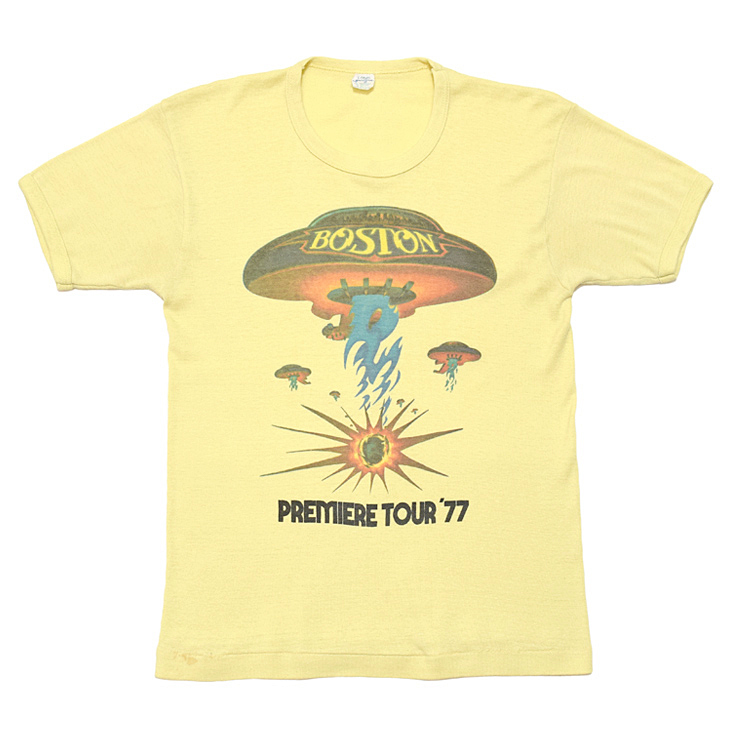 1977 BOSTON ボストン PREMIERE TOUR ヴィンテージTシャツ 【S相当】 *AA1