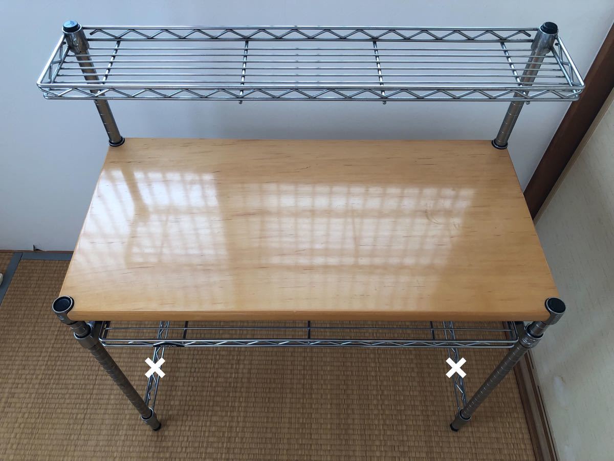 ホームエレクター デスク 幅90×奥45×高100/73cm