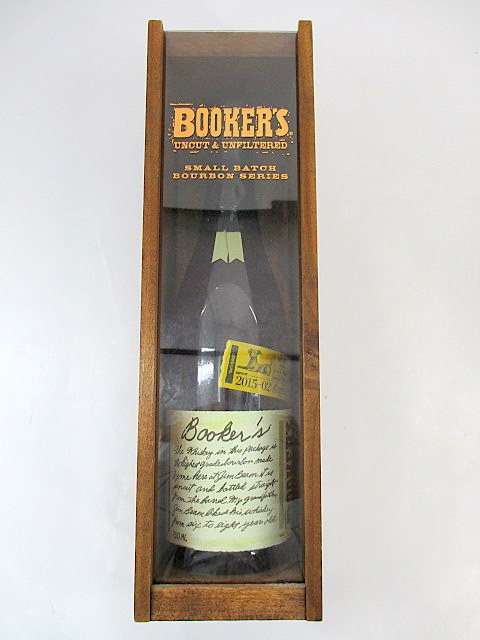 1円☆ 未開栓 BOOKER'S ブッカーズ 2015-02 バーボン ウイスキー 木箱