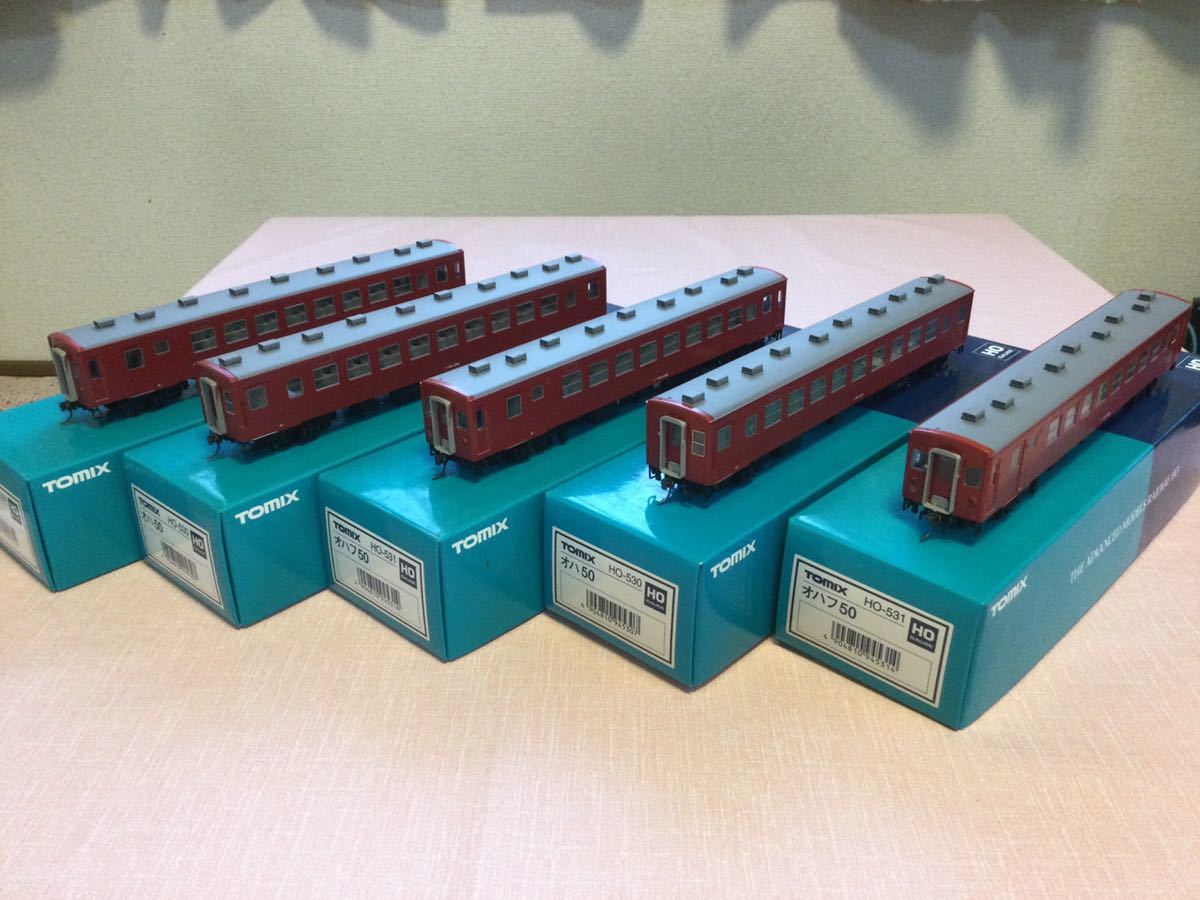 TOMIX HO オハ50×2 オハフ50×3 新品 ファッションセール www.bit-edu.hu