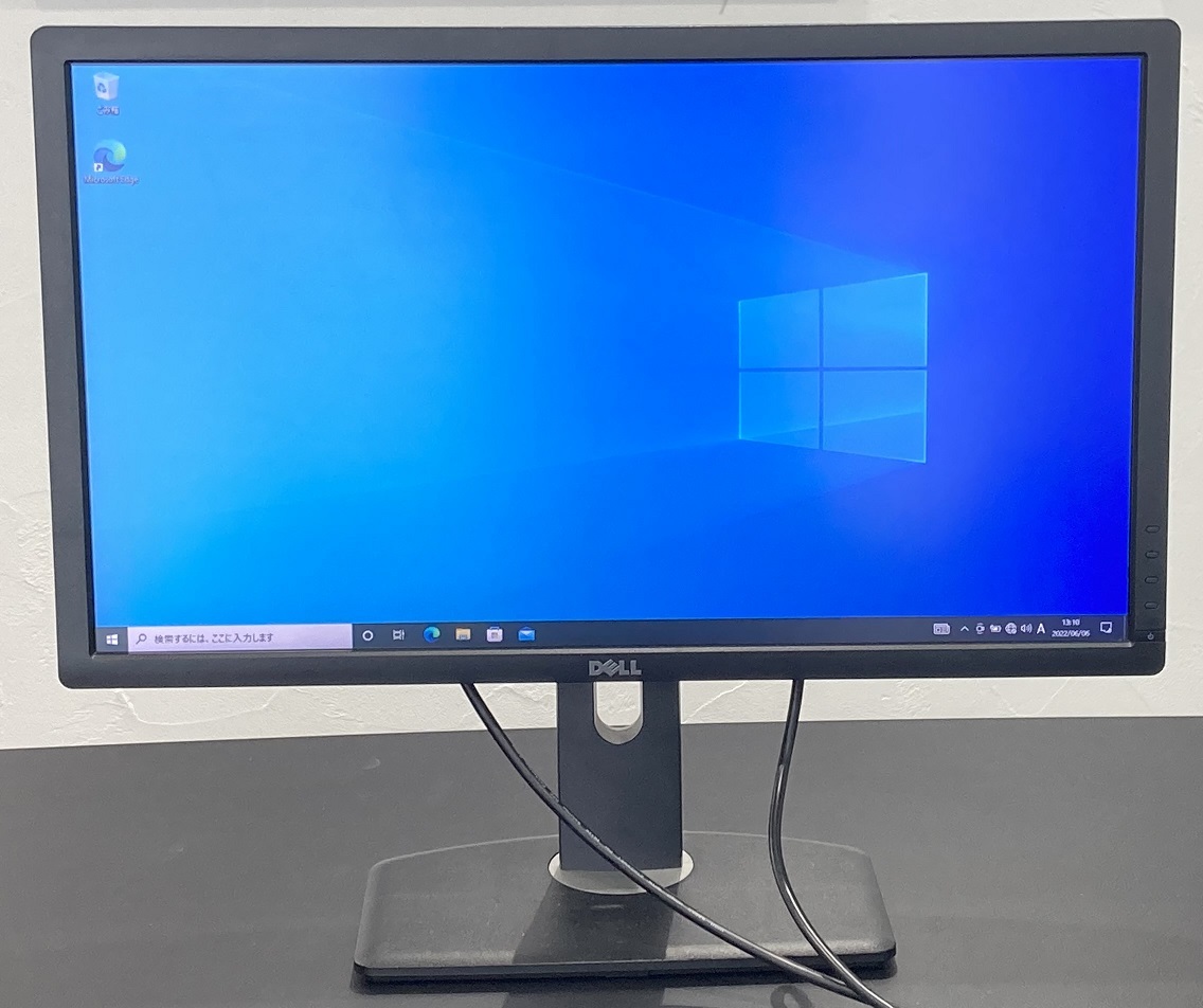白 フリル付 DELL U2713HMt 27インチモニタ - ディスプレイ