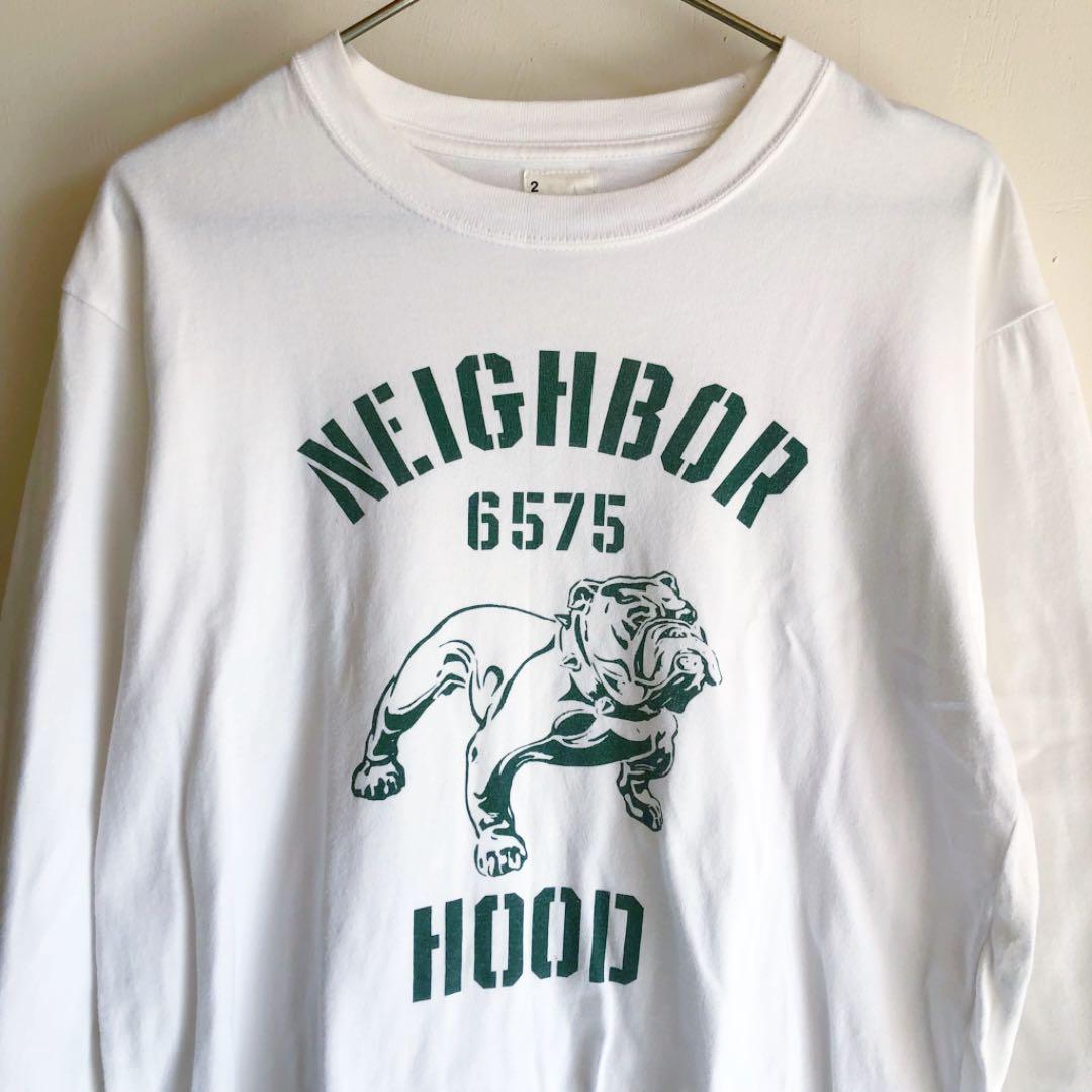 初期 90s neighborhood ネイバーフッド 七分袖 ロングTシャツ 2 M