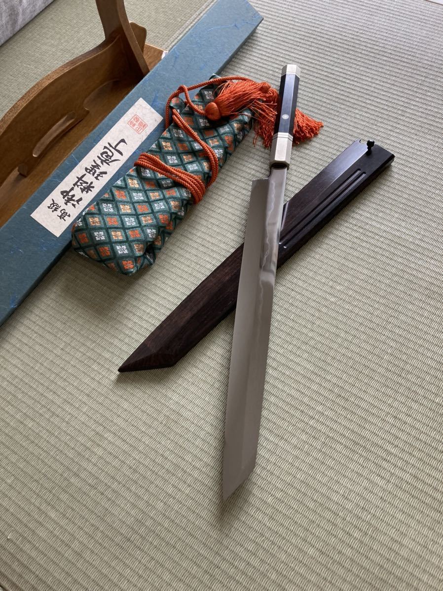 超稀少 玄海正國 伯鳳 高鳳正國 切付柳刃包丁 切付包丁 水焼 本 超稀少 玄海正國 伯鳳 高鳳正國 切付柳刃包丁 切付包丁 水焼 本