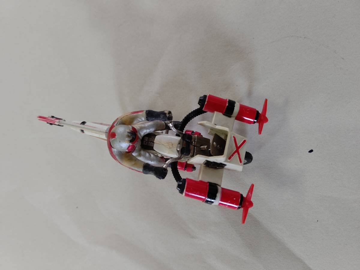 仮面ライダーX クルーザー バイク 超合金 ポピニカ ポピー 当時物 現状