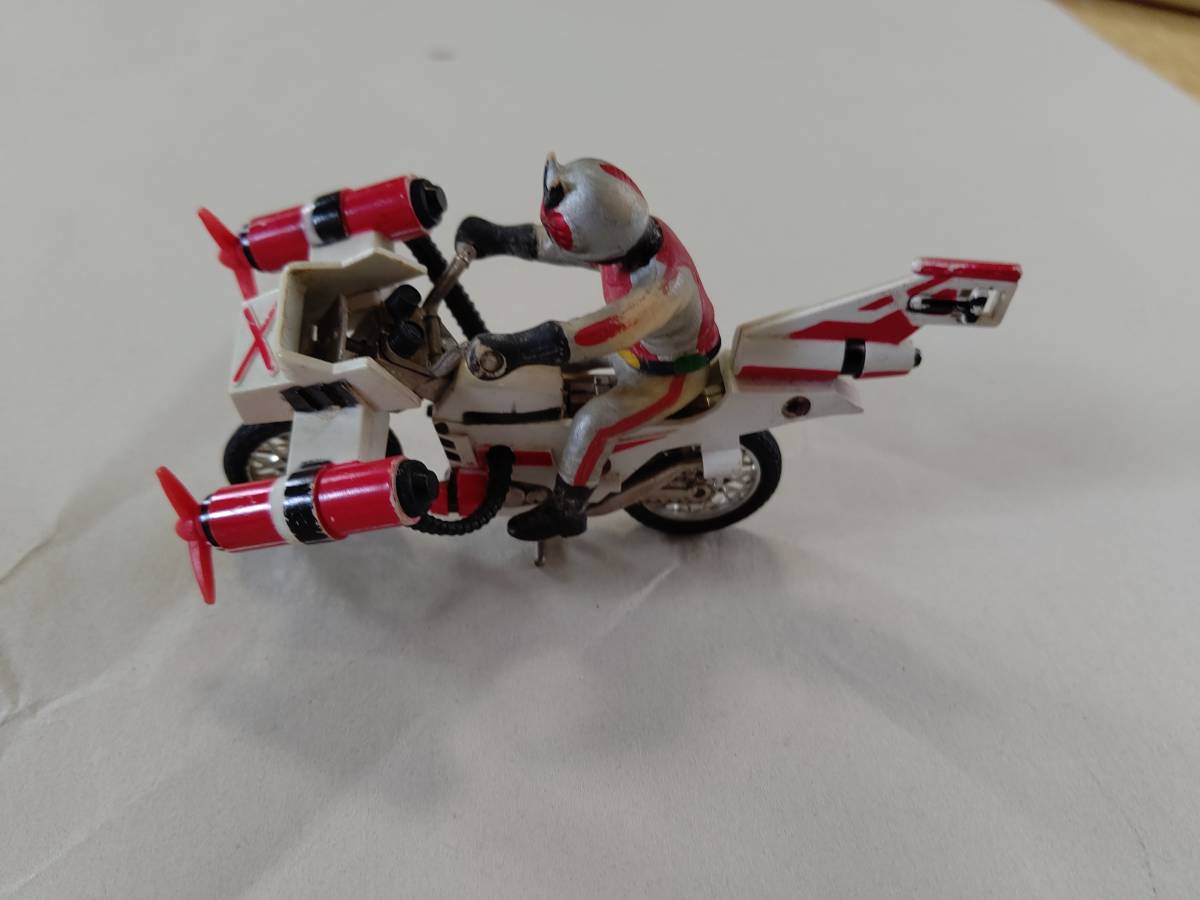 仮面ライダーX クルーザー バイク 超合金 ポピニカ ポピー 当時物 現状
