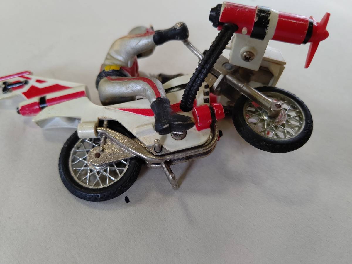 仮面ライダーX クルーザー バイク 超合金 ポピニカ ポピー 当時物 現状