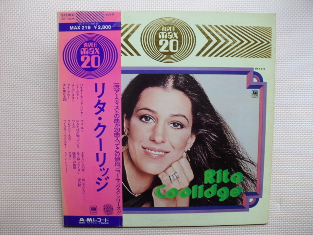 ＊【LP】リタ・クーリッジ／リタ・クーリッジ（MAX219）（日本盤）_画像1