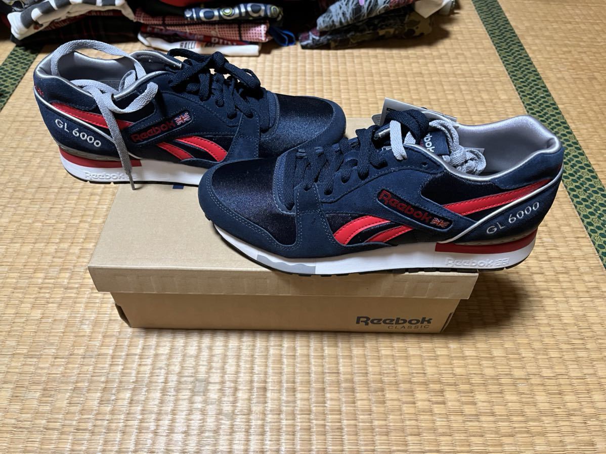 未使用　試着のみ　リーボック　Reebok GL 6000 ATHLETIC アスレチック　US9.5 27.5cm ネイビー　スニーカー　廃番　激安_画像5