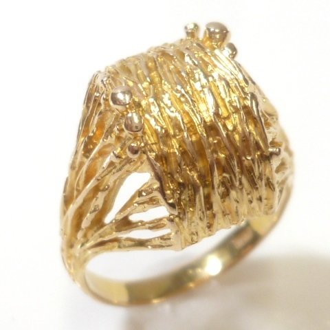 最大40%OFFクーポン 楽天ランキング1位 J K18 個性的でお洒落 デザイン リング 指輪 11号 イエローゴールド 18金 Yellow Gold ring gbsmetal.pl gbsmetal.pl