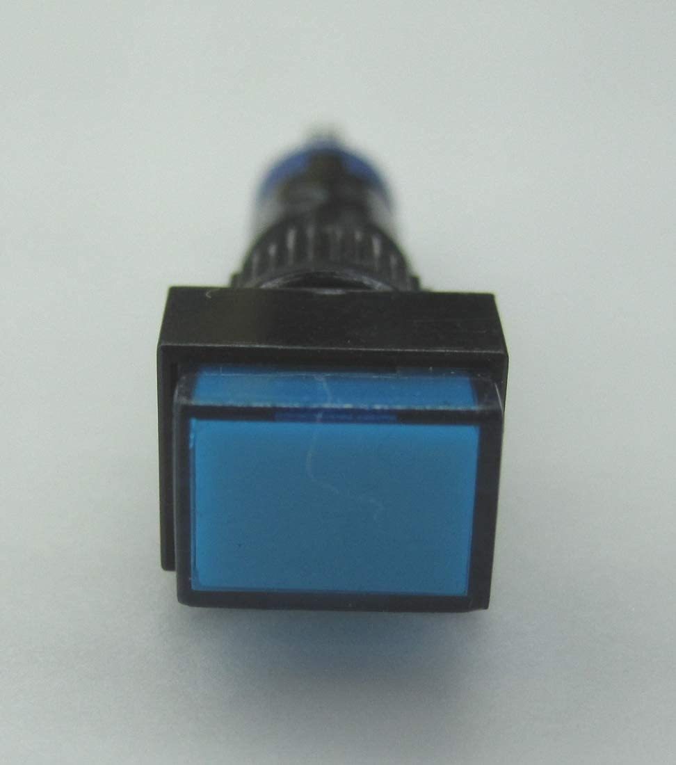  arcade switch [ Φ8 rectangle blue ]LED button shines switch 12Vmo- men tali operation CTG-091000
