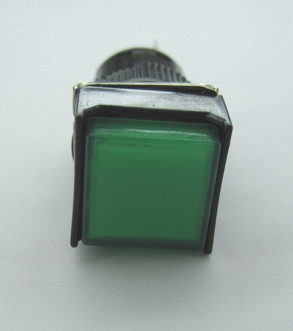  arcade switch [ Φ16 square green ] LED button shines switch 12Vmo- men tali operation CTG-111000