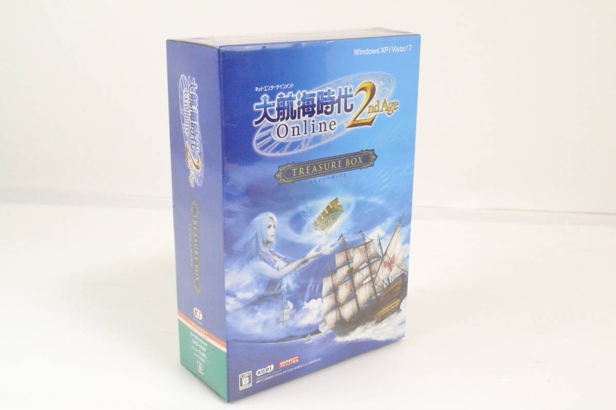 F045★未開封・未使用品★PCゲーム 大航海時代 2ndAge ONLINE TREASURE BOX オンライン トレジャーボックス セカンドエイジ Windows