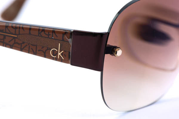 Calvin Klein Calvin Klein солнцезащитные очки обод отсутствует ck1190SA 193 I одежда Brown градация линзы квадратное type #28793