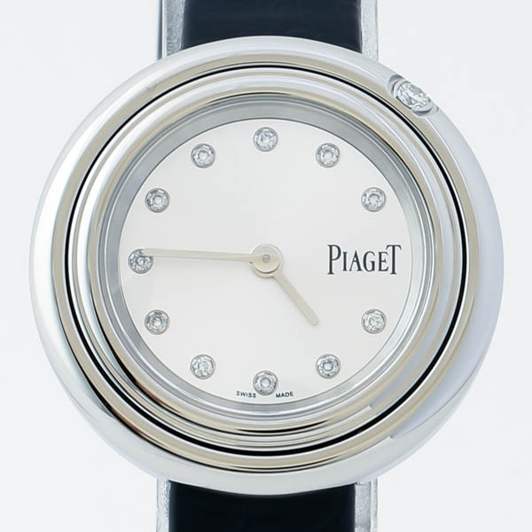 ピアジェ ポセション G0A43080 SS x レザーベルト x 11Pダイヤモンド レディース 腕時計 ウォッチ PIAGET POSSESSION #30159YR_画像1