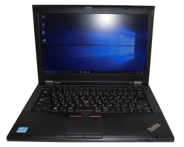 Windows10 Pro 64bit Lenovo ThinkPad T430 2344-CSJ Core i5-3320M 2.6GHz 4GB 320GB DVDマルチ 中古ノートパソコン 14インチ Webカメラの画像1