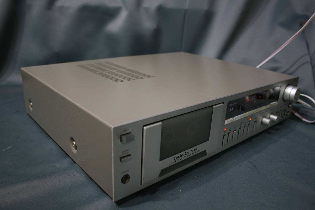 Technics DDカセットデッキRS-M45修理品動作OK Technics DDカセットデッキRS-M45修理品動作OK
