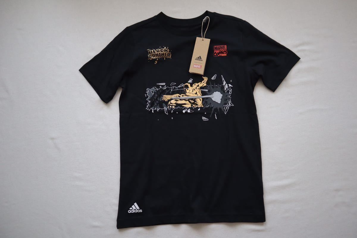 【新品】アディダス adidas 半袖シャツ BMARVELBLKPANTシャツ FM3728 ジュニア150_画像1