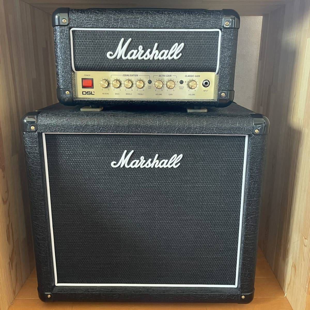 早い者勝ち！MARSHALL DSL1H ＆ MX112 ギターアンプ スタックセット