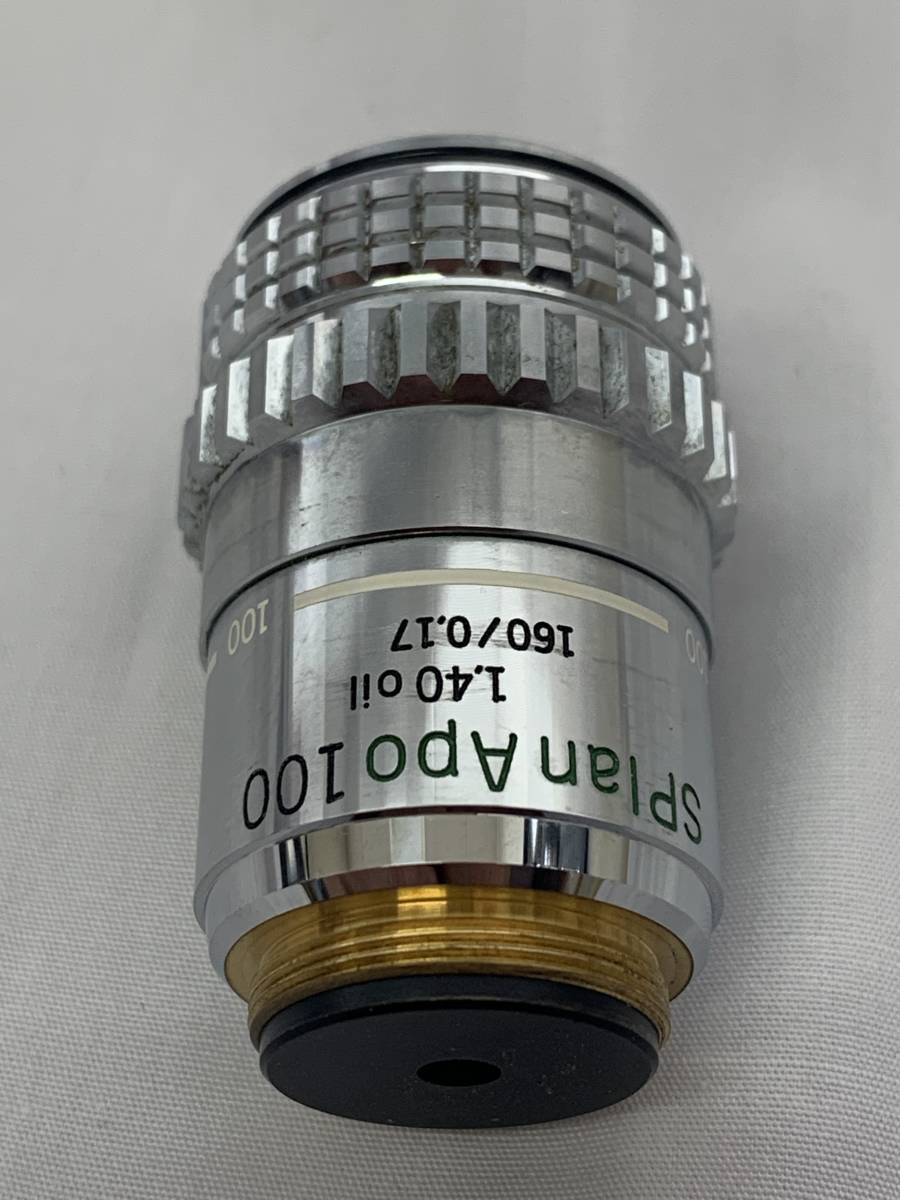 オリンパス顕微鏡 対物レンズ SPlan Apo 100 1.40 oil 160/0.17 bpbd