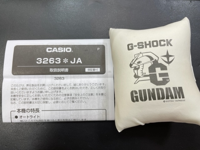 【U4154】 G-SHOCK GUNDAM 機動戦士ガンダム 35周年記念モデル E.F.S.F /RX-78-2 GD-100 中古品_画像9