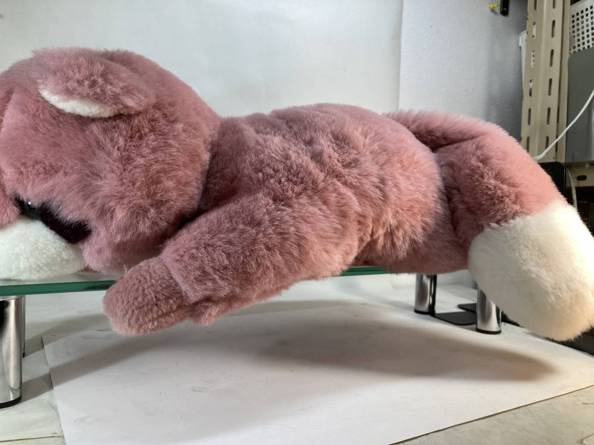 レトロ ぬいぐるみ 三英 Stuffed Animal タヌキ ピンク スタッフ レトロ ぬいぐるみ 三英 Stuffed Animal タヌキ ピンク スタッフ