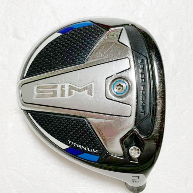 テーラーメイド SIM フェアウェイウッド 3W チタンフェース ヘッドのみ TaylorMade ステルス ベンタス