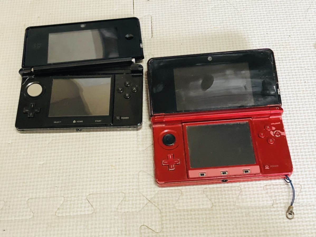 液晶美品】3DS 本体2台セット+ソフト18本-