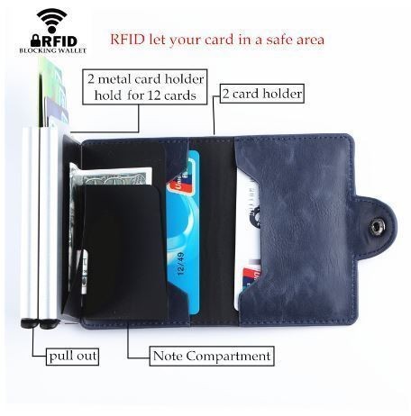 Bisi Goro 2019 メンズ And 女性 ビジネス Credit Card Holder Metal RFID Double Aluminium ボックス C_画像6