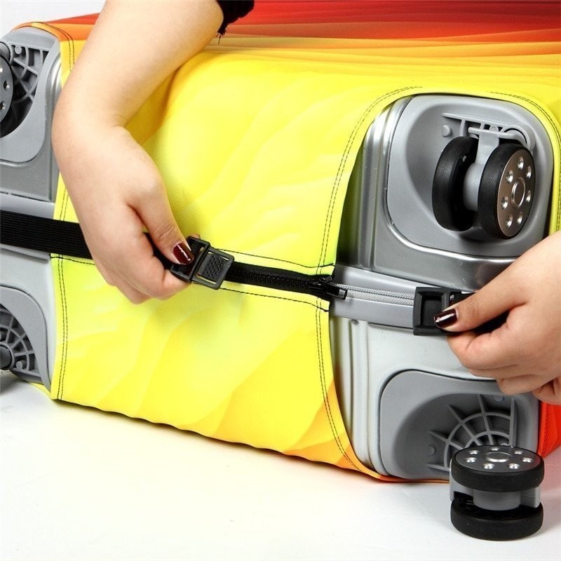 Thicker トラベル Suitcase Protective カバー Luggage ケース トラベル アクセサリー Elastic Luggage D_画像6
