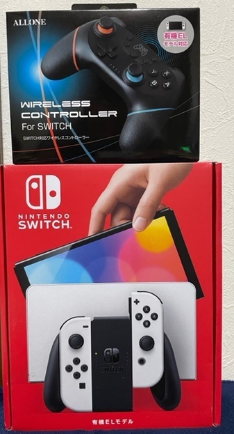 新品！ Nintendo Switch 有機ELモデル ホワイト HEG-S-KAAAA(JPN) おまけで有機EL対応ワイヤレスコントローラー新品付！  送料無料！