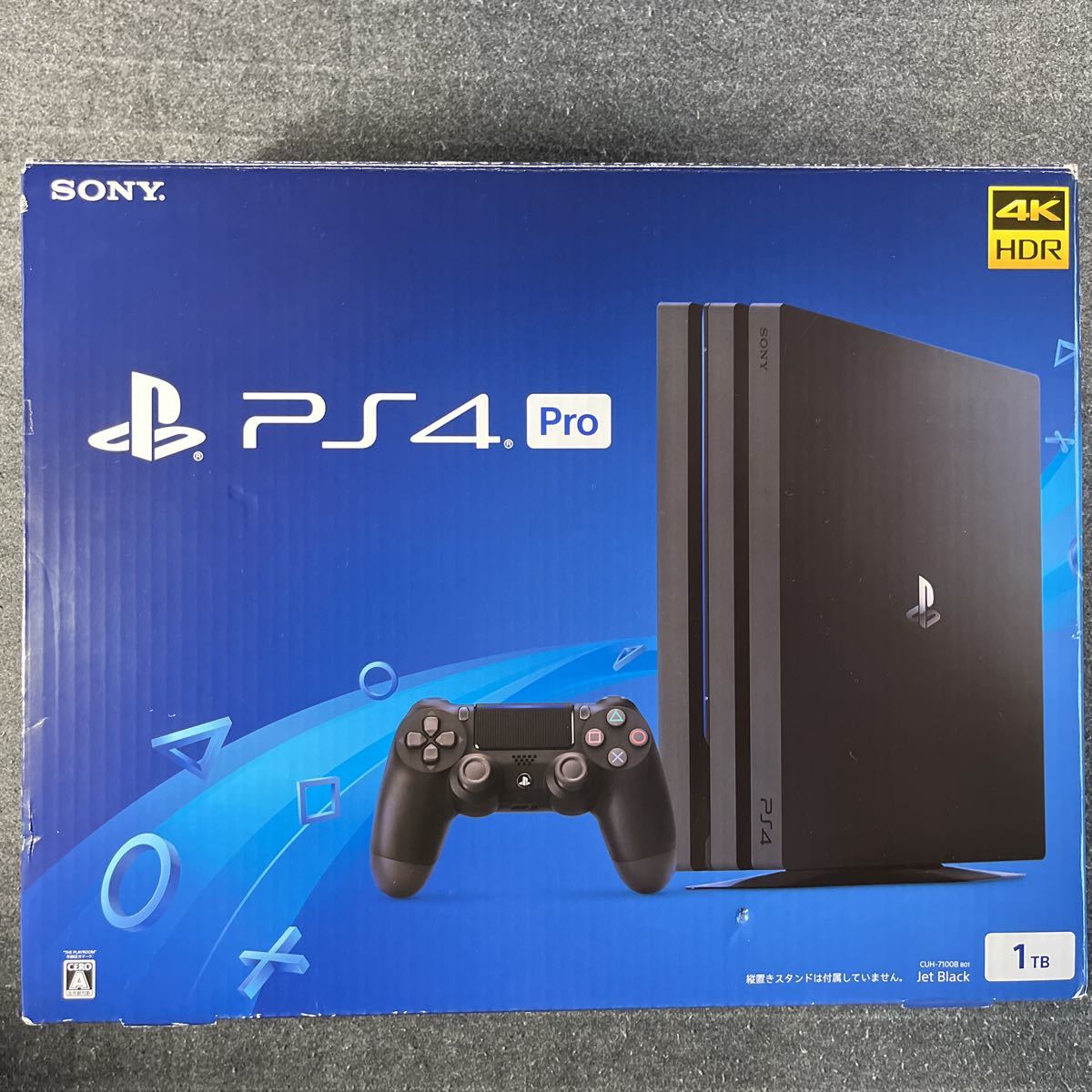 【SSD512GB交換】PS4 Pro CUH-7100 純正コントローラー付き プレステ４