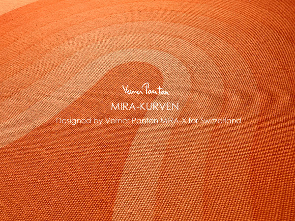 1969年発表!Verner Panton 綺麗なオレンジカラー MIRA-KURVEN 1969年発表!Verner Panton 綺麗なオレンジカラー MIRA-KURVEN