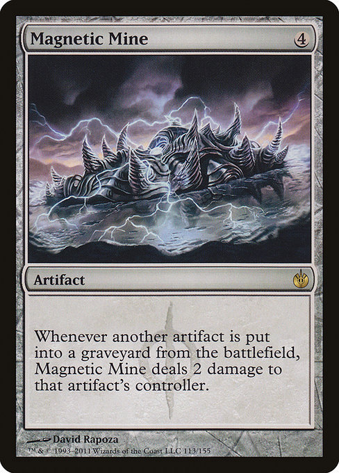 MTG ■無/英語版■《磁力地雷/Magnetic Mine》ミラディン包囲戦 MBS_画像1