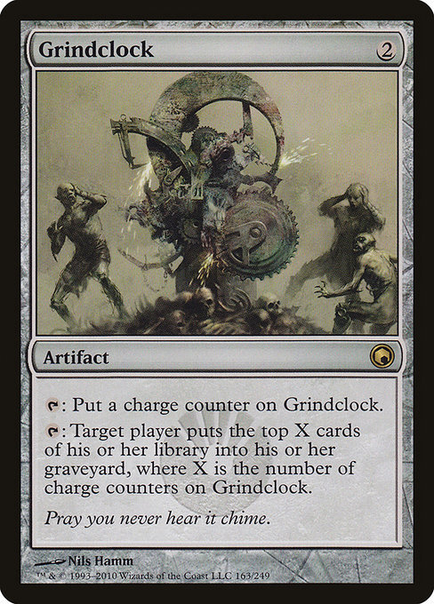 MTG ■無/英語版■《研磨時計/Grindclock》ミラディンの傷跡 SOM_画像1