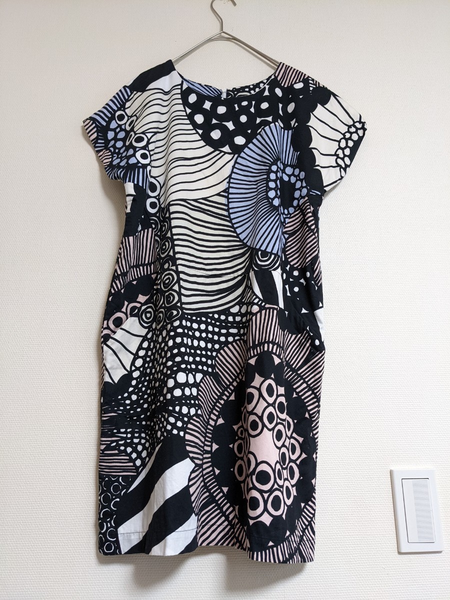 marimekko シイルトラプータルハ 花柄 ワンピース size クーポン廉価