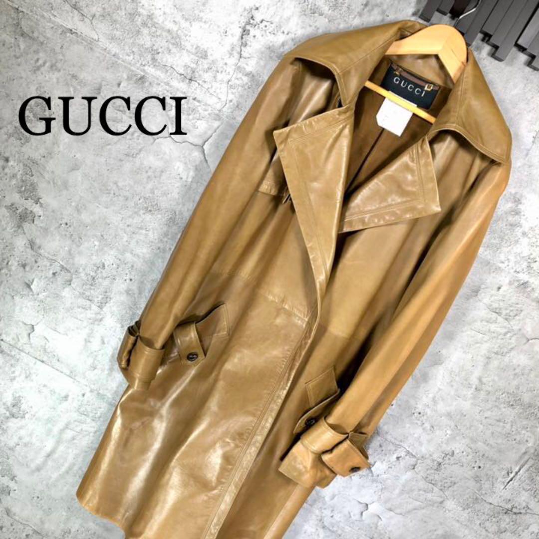 GUCCI レザートレンチコート www.pothashang.in