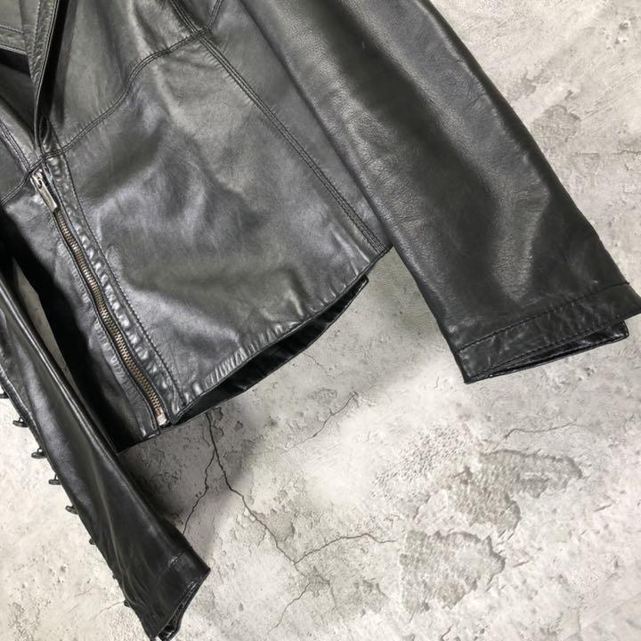 dirk bikkembergs』羊皮ライダースジャケット (42) | web.hauscenter