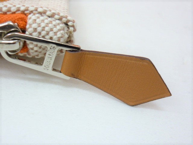 未使用 HERMES エルメス ポーチ トワルH トレサージュ・マラン 新色