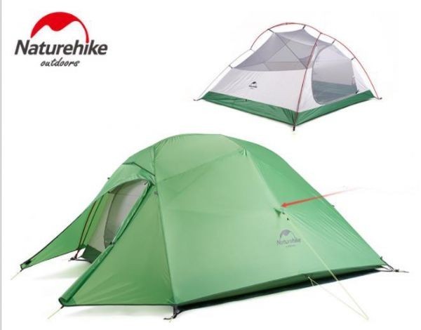 新発売】 E092b◎Naturehike Cloud-Up 2人用 テント 4シーズン使用 超