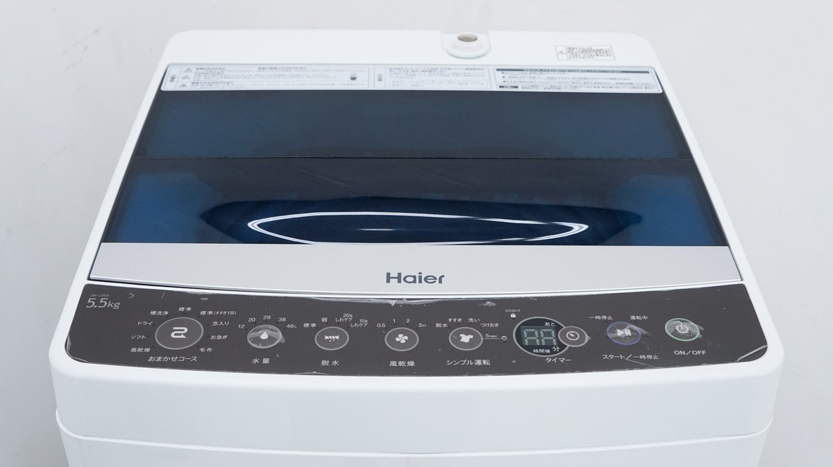 Haier ハイアール JW-C55A 全自動洗濯機 5.5kg 2019年製 ※お持ち帰りOK