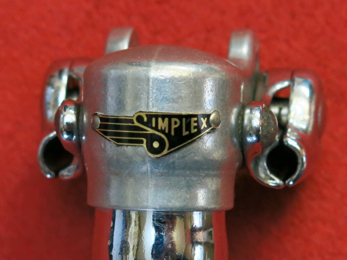 13544 フランス製 SIMPLEX サンプレックス バッジ シートポスト 26.6mm