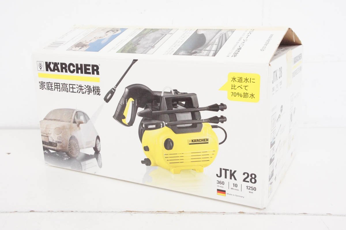 未使用 KARCHER ケルヒャー 家庭用高圧洗浄機 JTK28